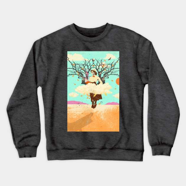 CLOUD STORY Crewneck Sweatshirt by Showdeer